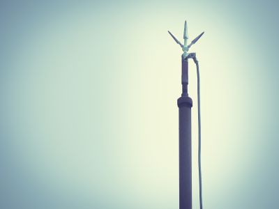 Lightning Rods and Grounding